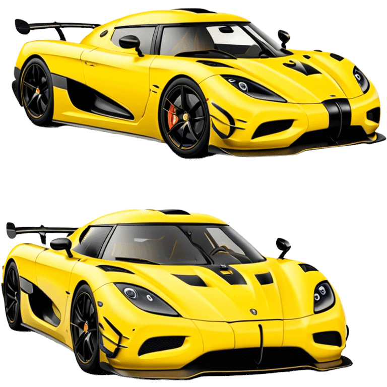 Koenigsegg Agera RS - Koenigsegg (Model Year: 2020) (Iconic colour: Yellow) emoji