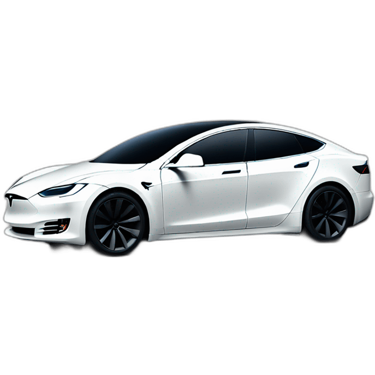 the car Tesla emoji