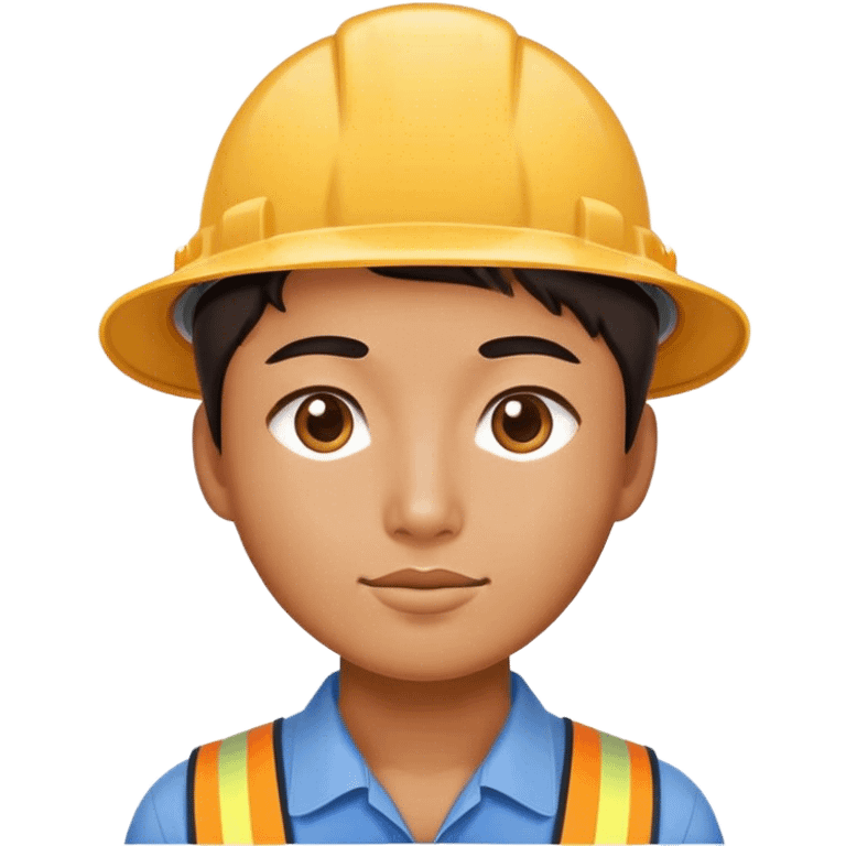 photorealistic korean worker emoji