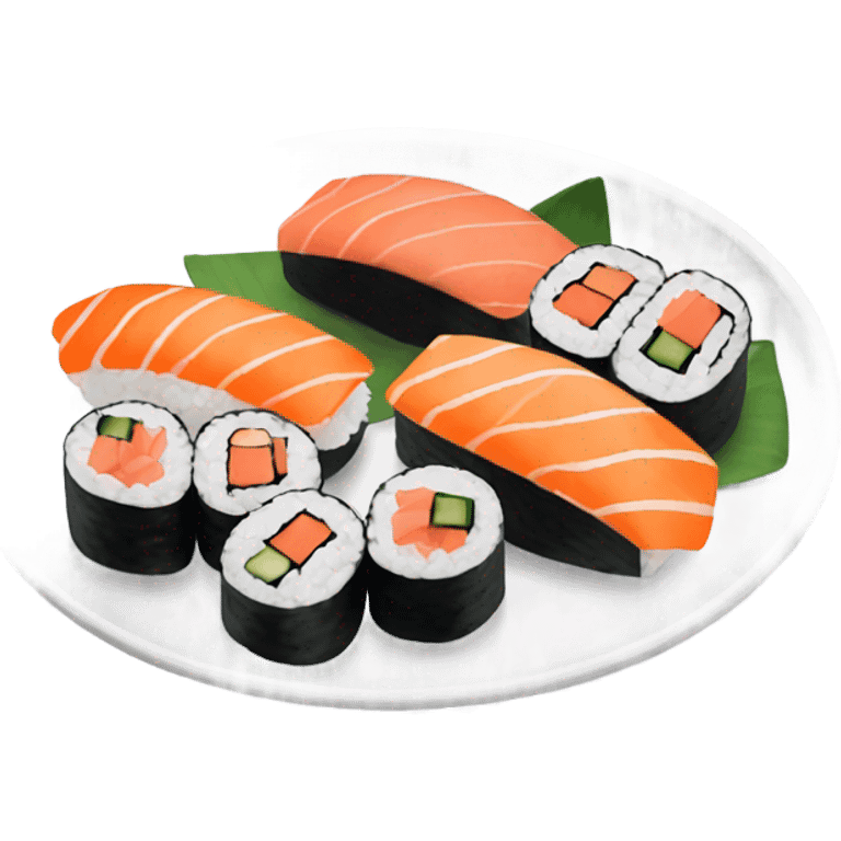 sushi plate emoji