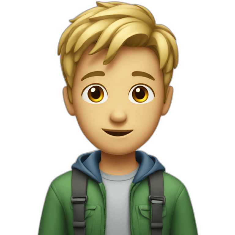 Smart boy emoji