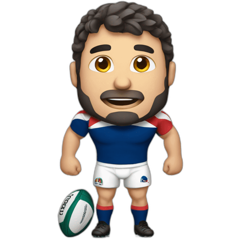 A rugbyman french emoji