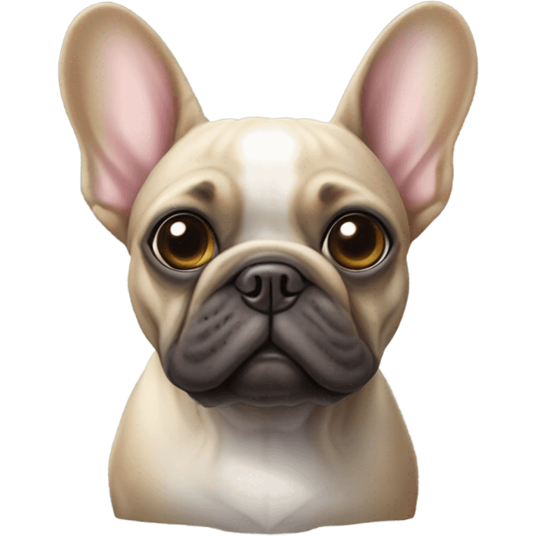 Realistic alien frenchie emoji