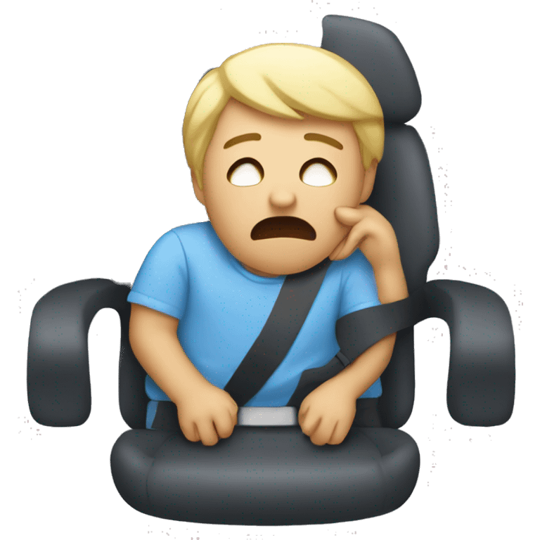 motion sickness in car emoji