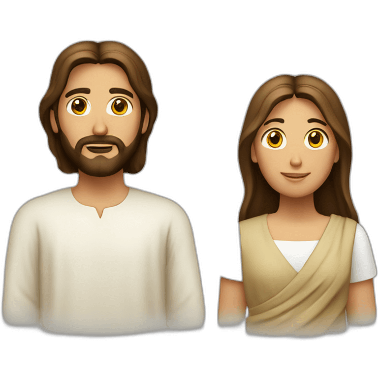 jesus, maria e josé emoji