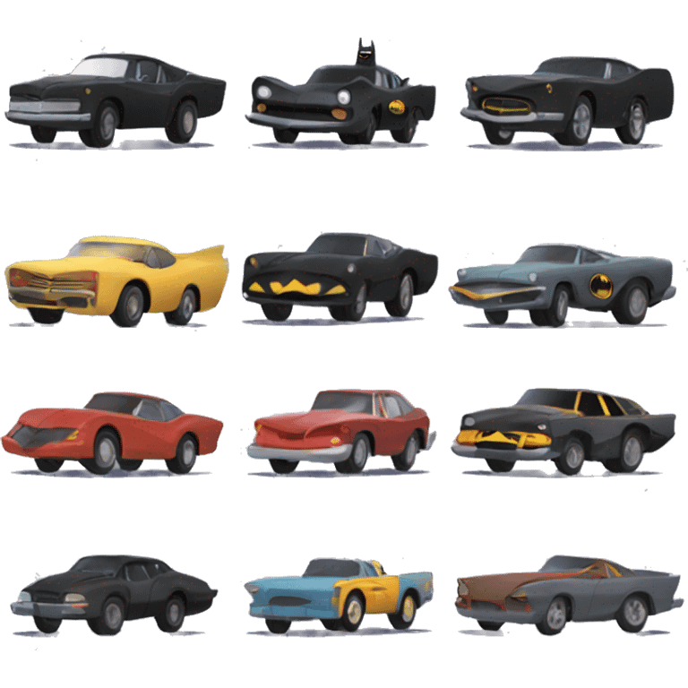 Batman animated series cars  emoji