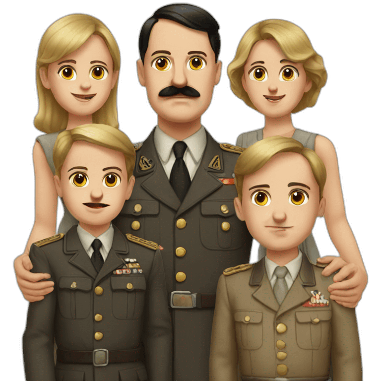 Hitler  family friendly version emoji