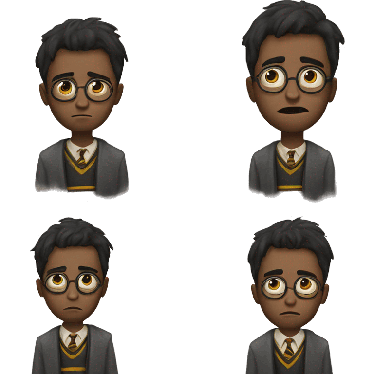 Create a Harry Potter sad  emoji