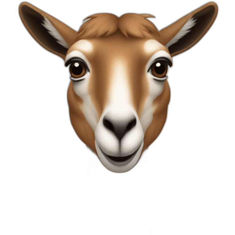 guanaco face emoji