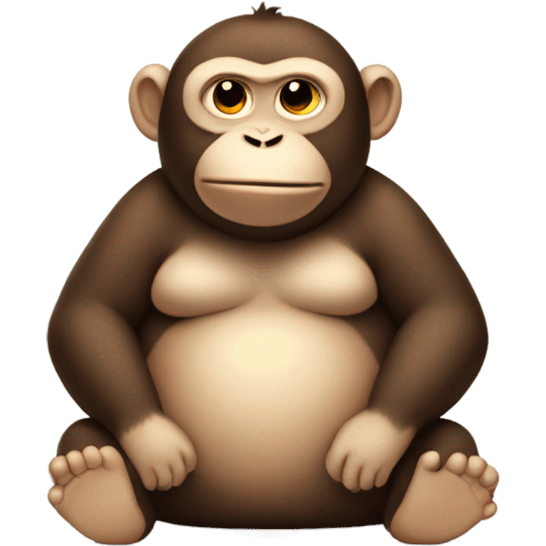 fat monkey emoji