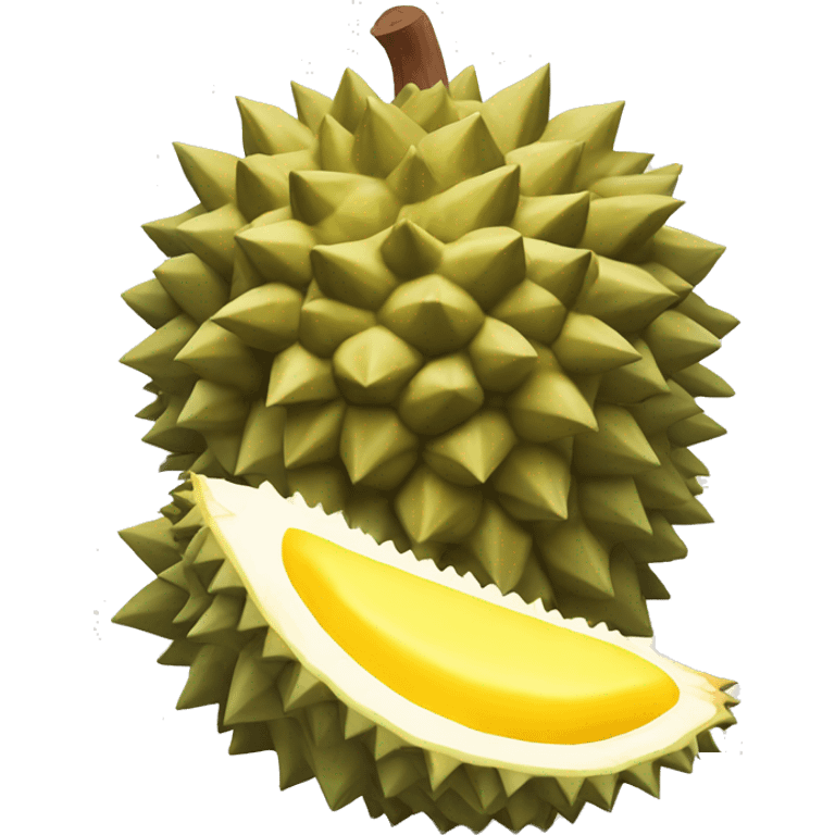 Durian fruit emoji