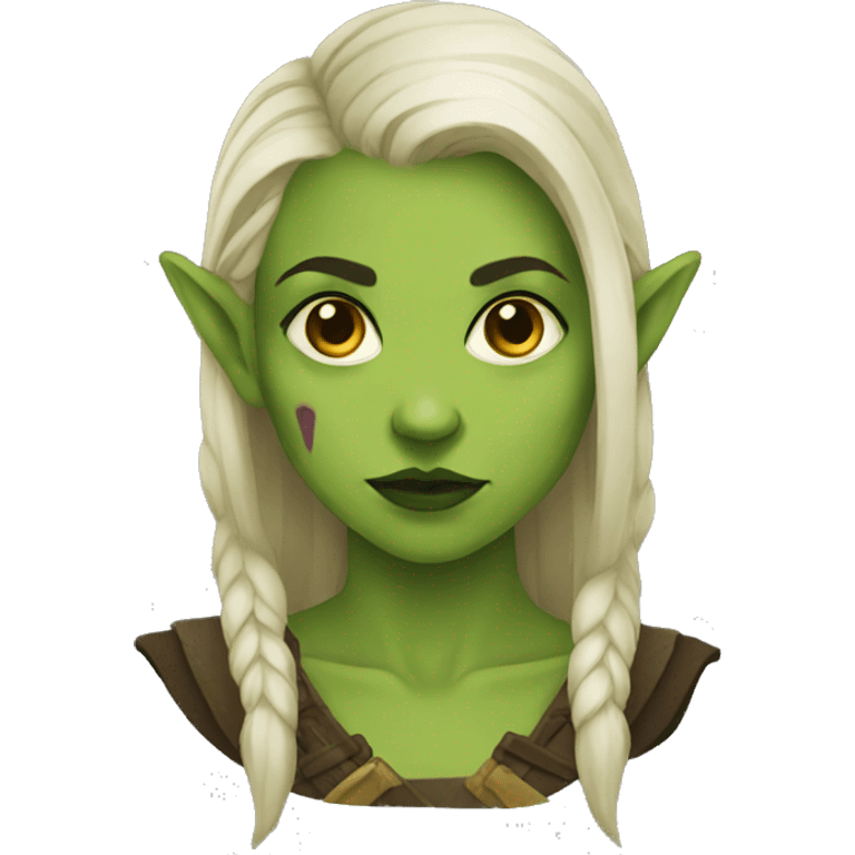 Half orc female emoji