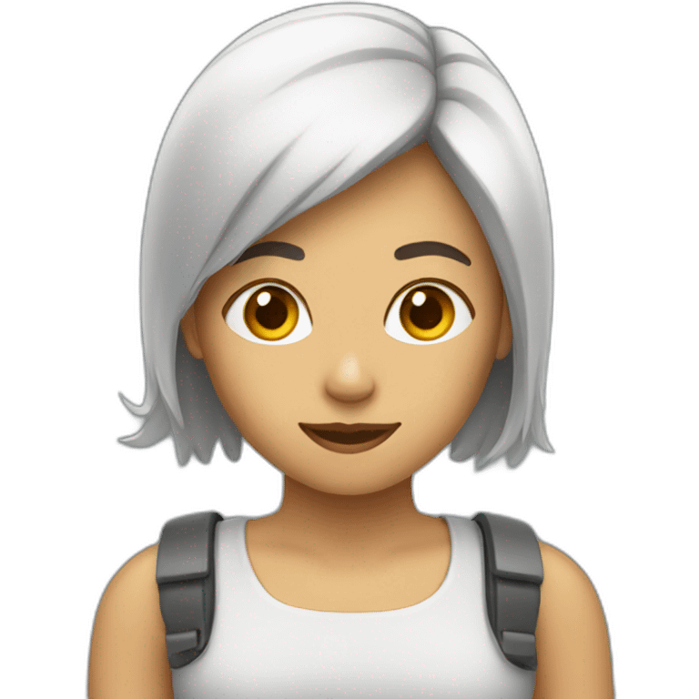 woman train emoji