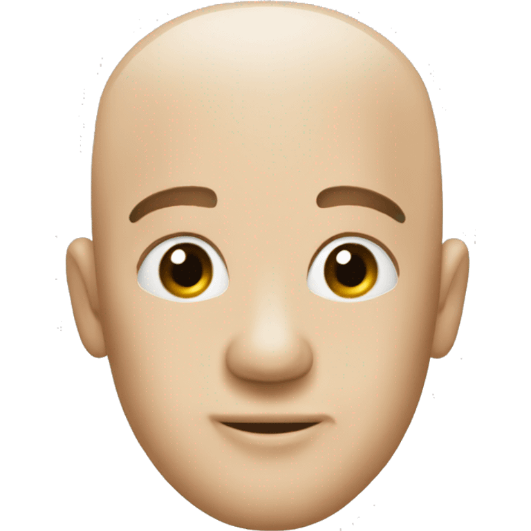 Skibidi toilet bald head emoji