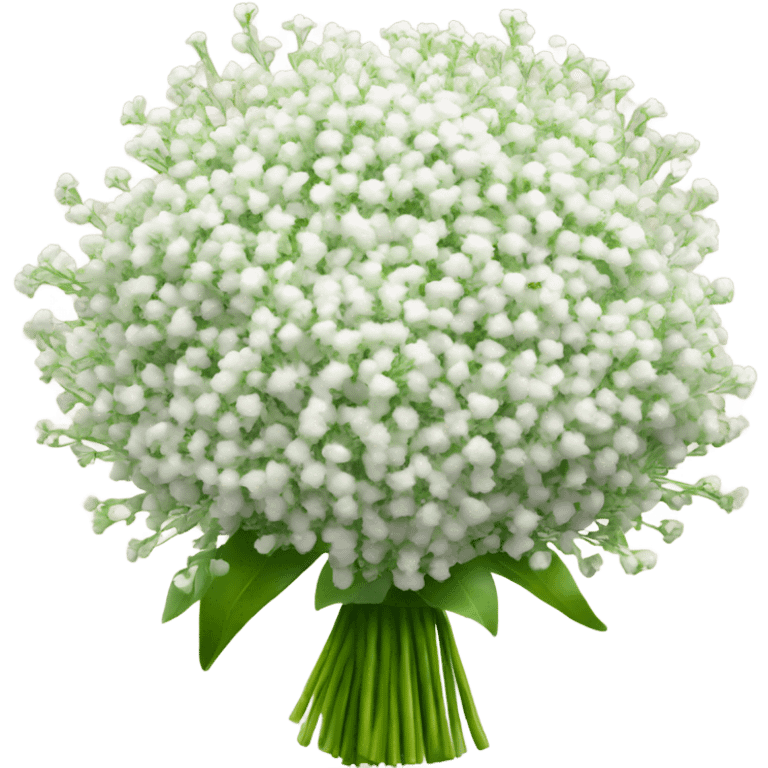 baby’s breath bouquet emoji