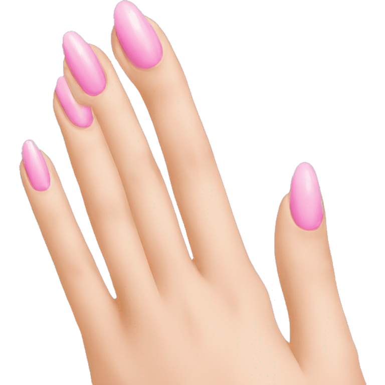 pink nails  emoji