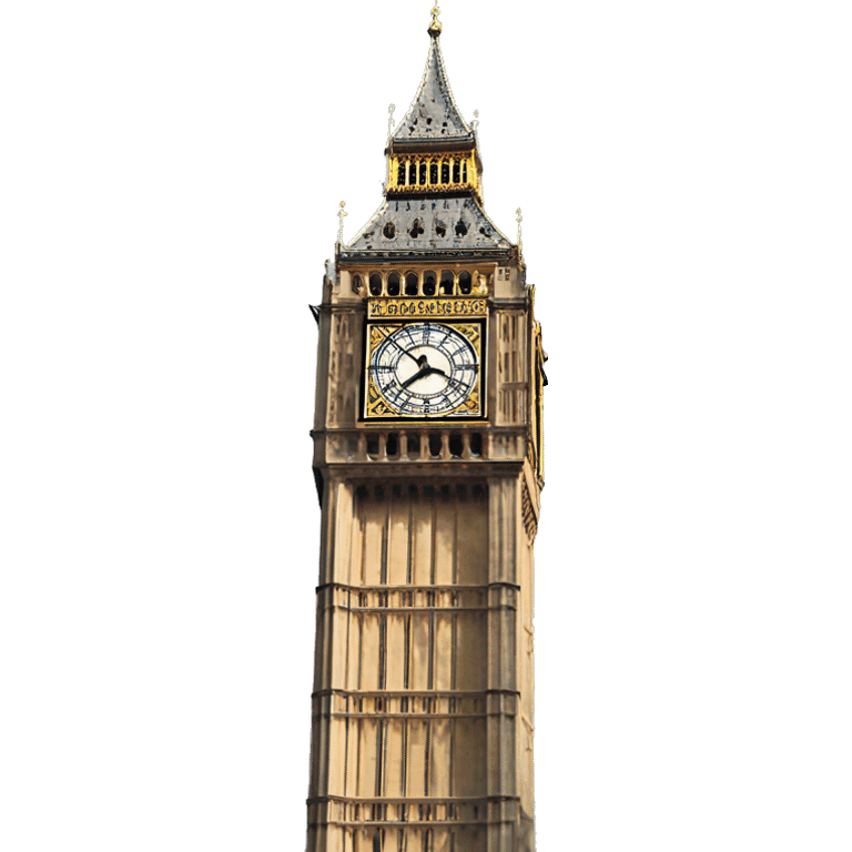 Big ben in London emoji