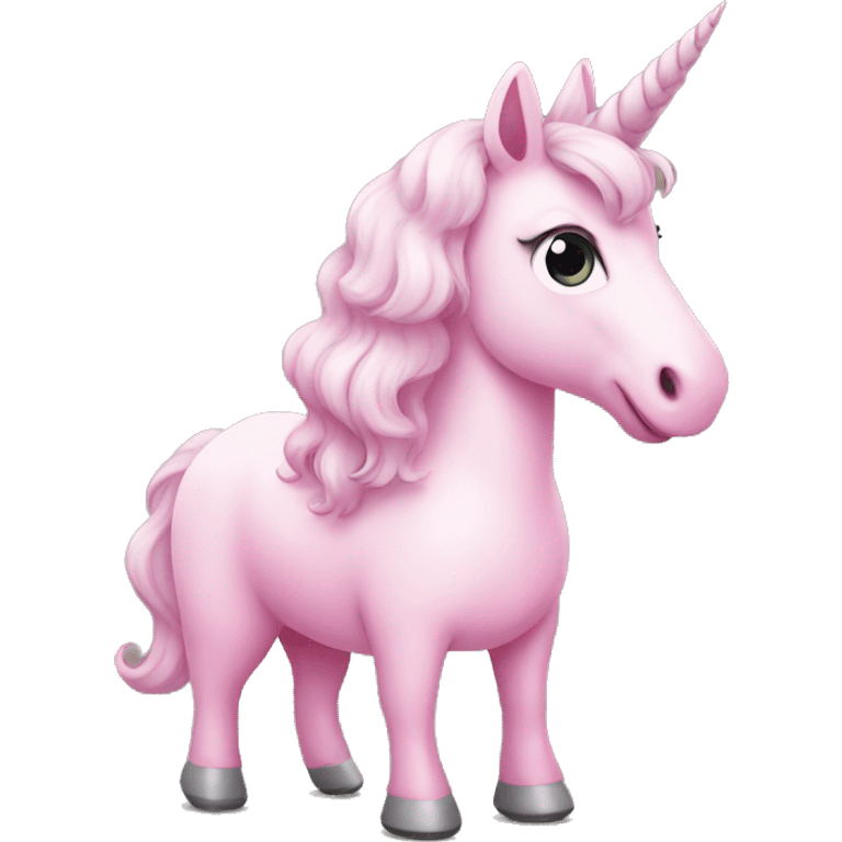 unicorn in pink dress emoji