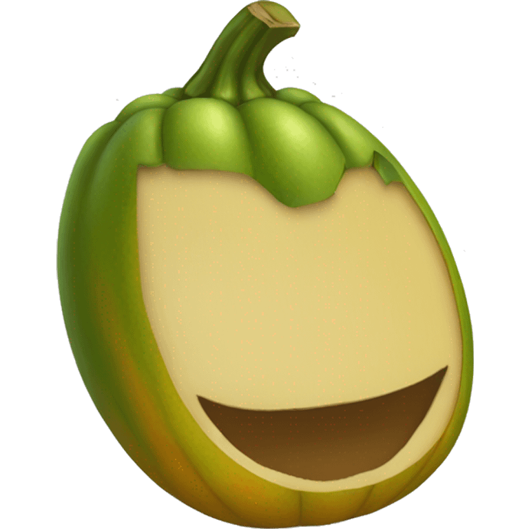 Épouvantail citrouille  emoji