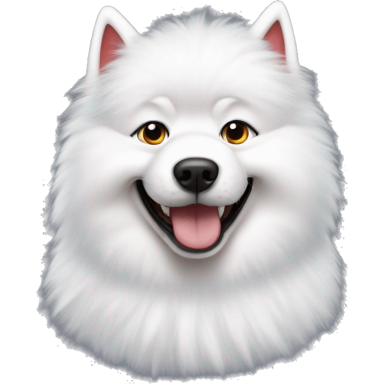 samoyed dressed as chucky emoji