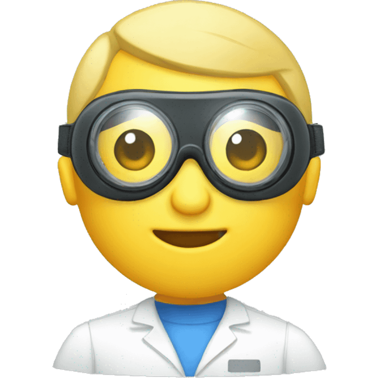 goggles for laboratory emoji