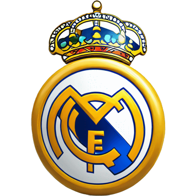 Escudo del Real Madrid en 3d con fondo transparente  emoji