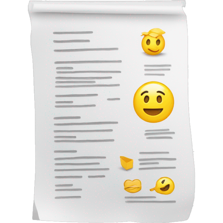 resume document emoji