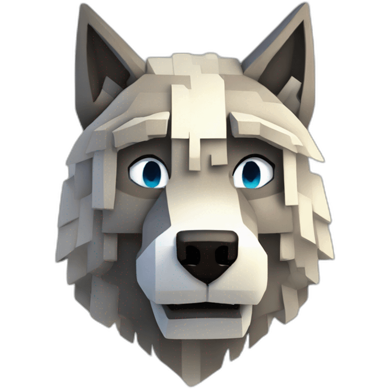 Minecraft Wolf emoji