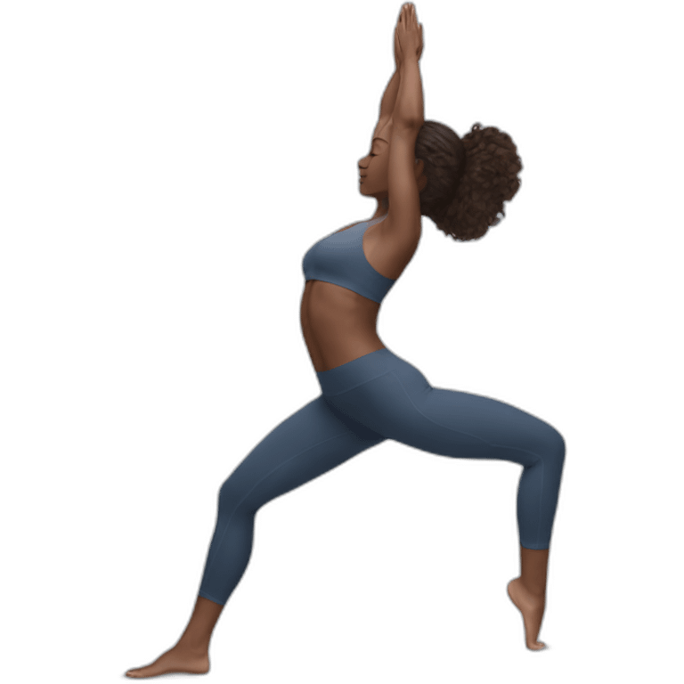 wheel yoga pose emoji