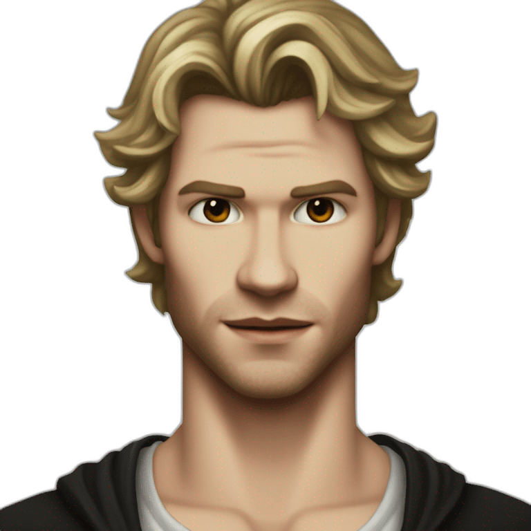 Klaus mikaelson realistic detailed emoji