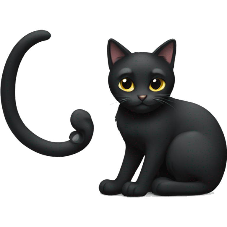 Black cat emoji