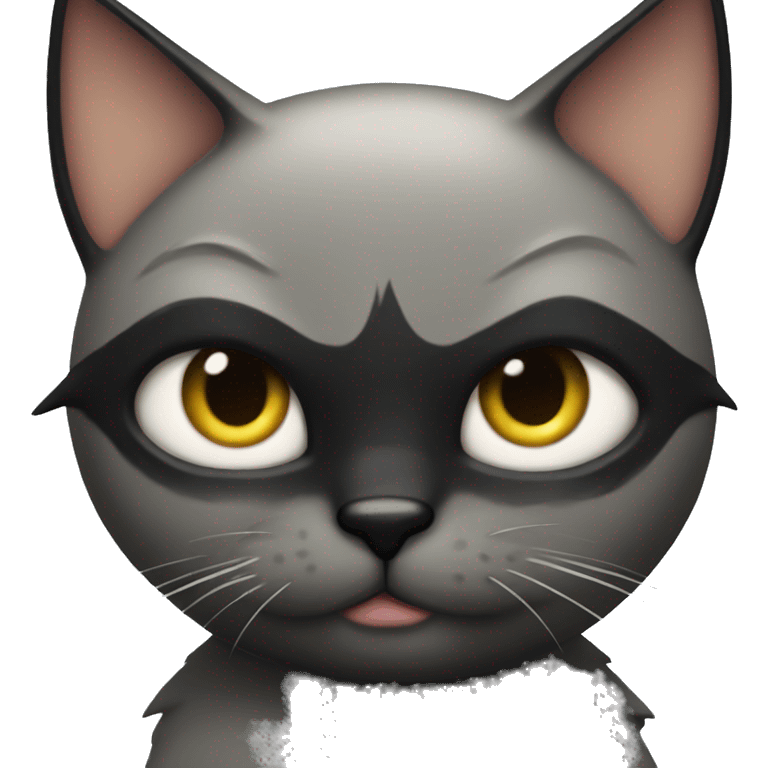 Batman cat  emoji