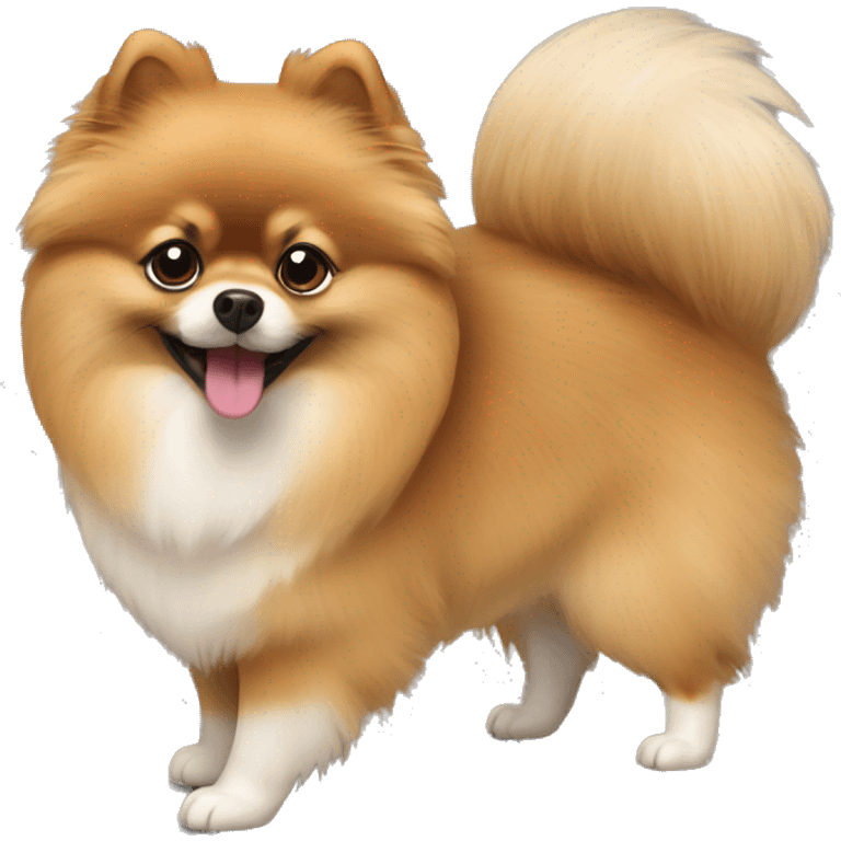 Sable Pomeranian emoji