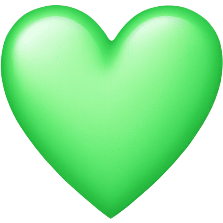 light green heart emoji