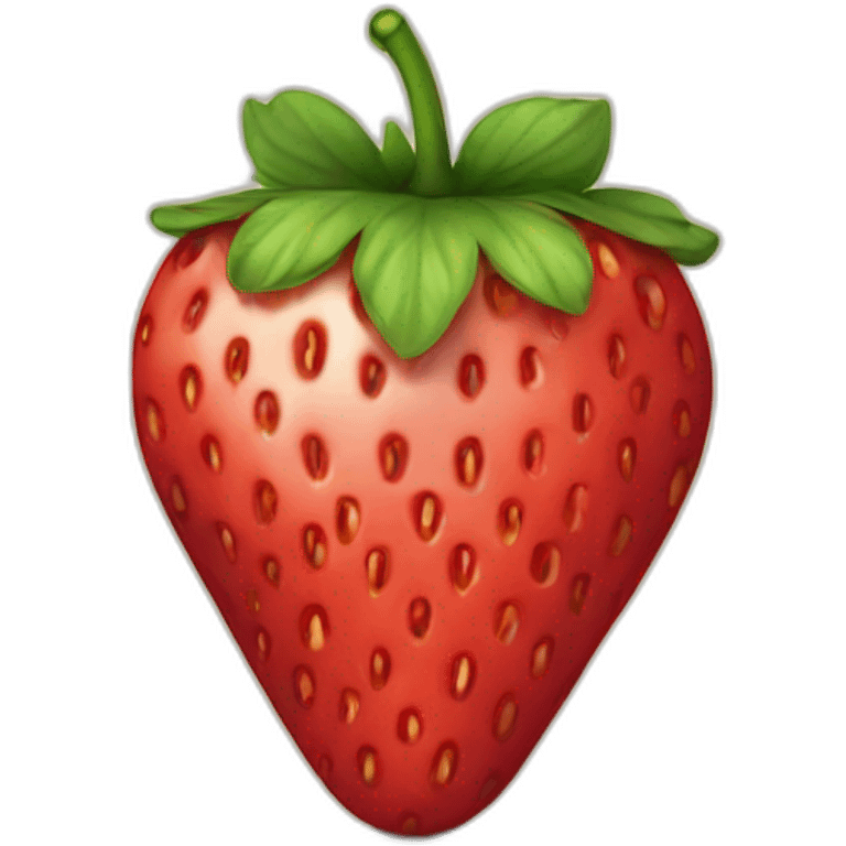 A strawberry  emoji