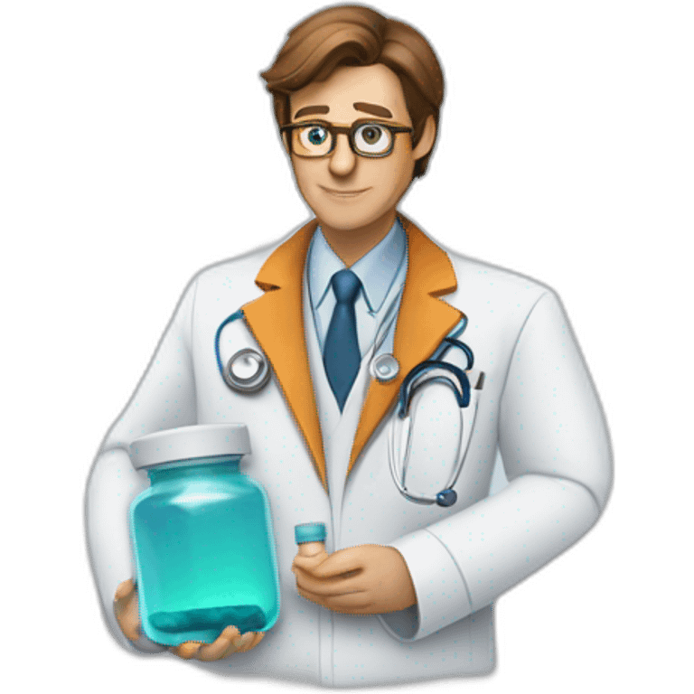 The doctor prescribed me a new medication emoji