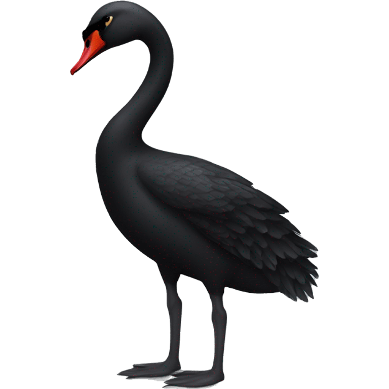 Black swan emoji