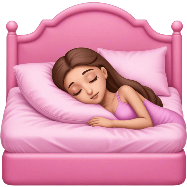 Ariana Grande sleeping pink  emoji