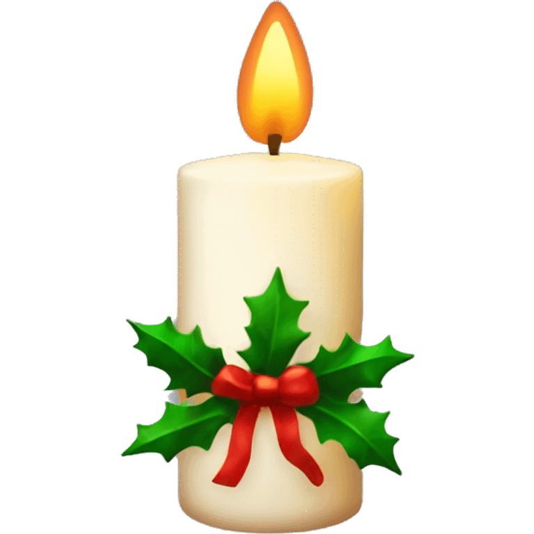 christmas candle emoji