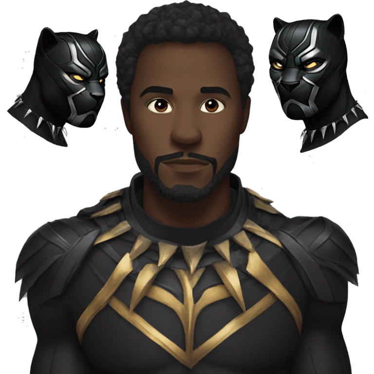 black panther marvel emoji