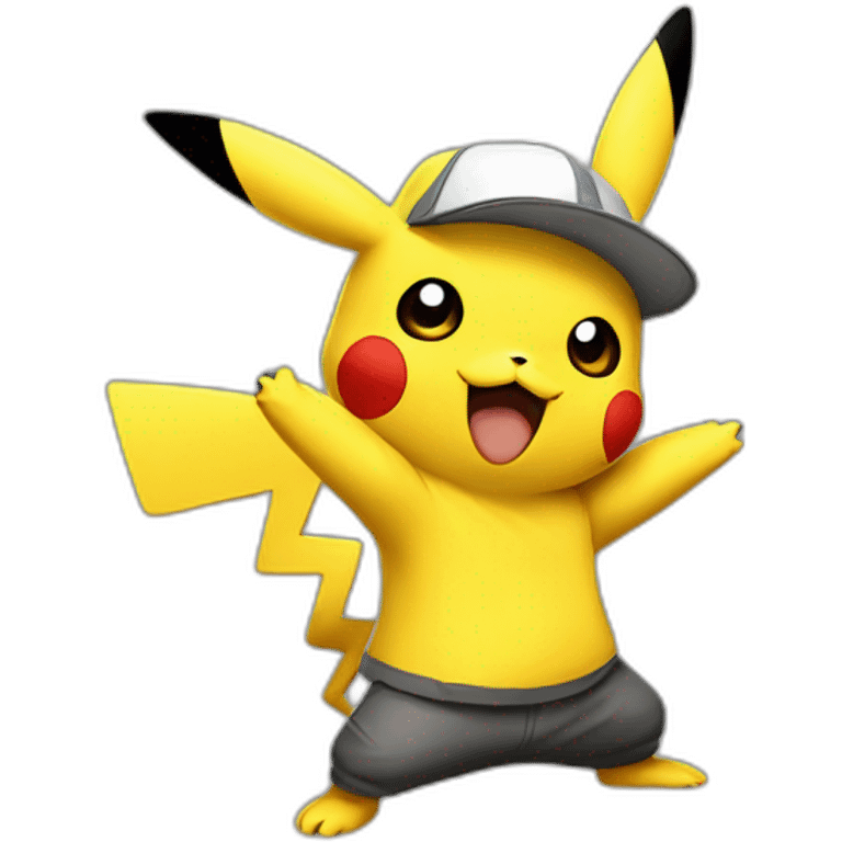 Pikachu rappeur emoji