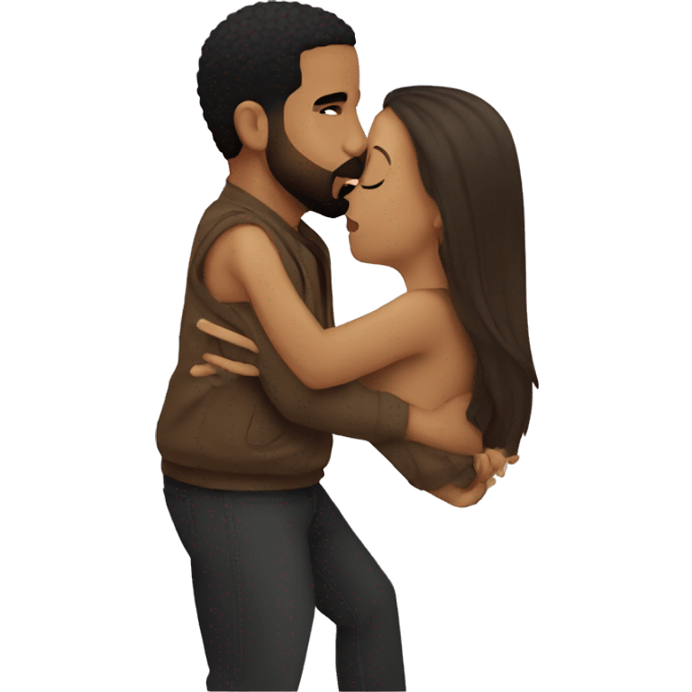 drake kissing emoji