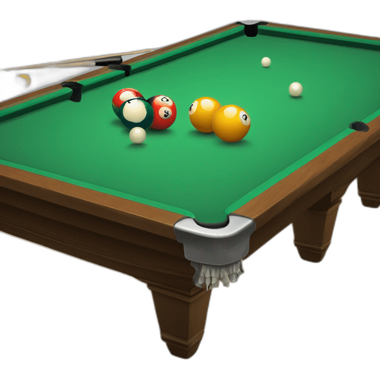 plays billiards emoji