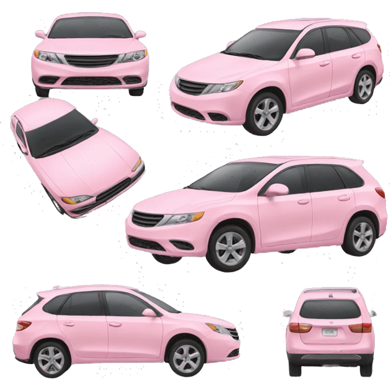 light pink car emoji