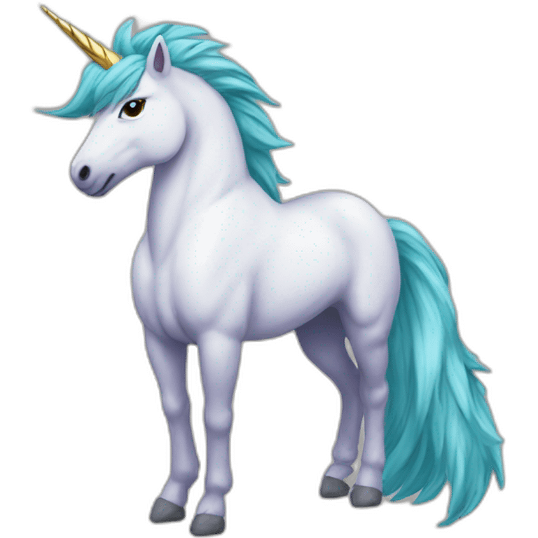 unicorn saiyan emoji