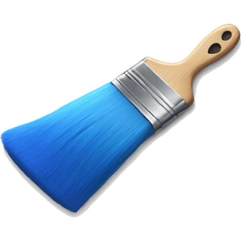 blue paintbrush emoji