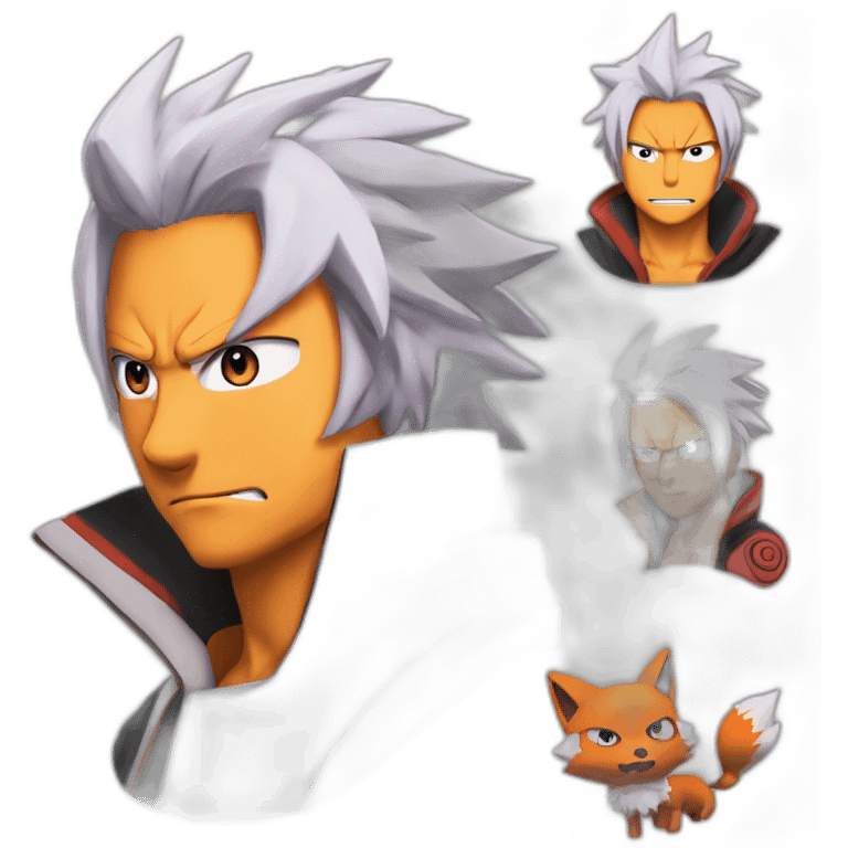 Démon renard a neufs quoeux kutama naruto emoji