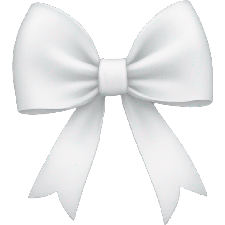 White bow emoji