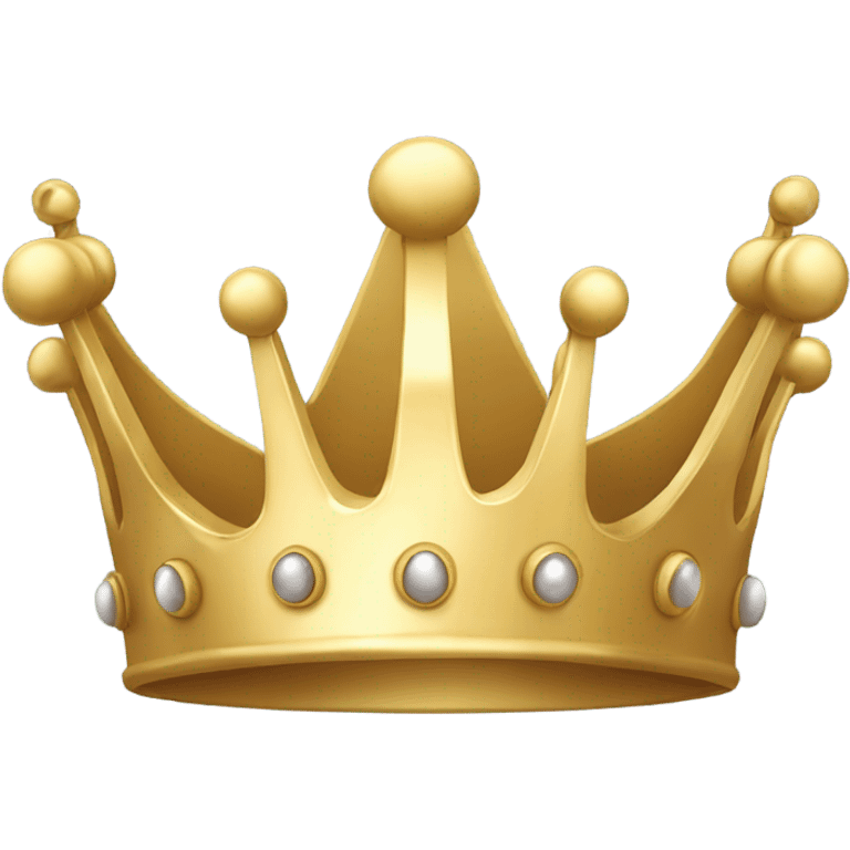 gold simple crown emoji