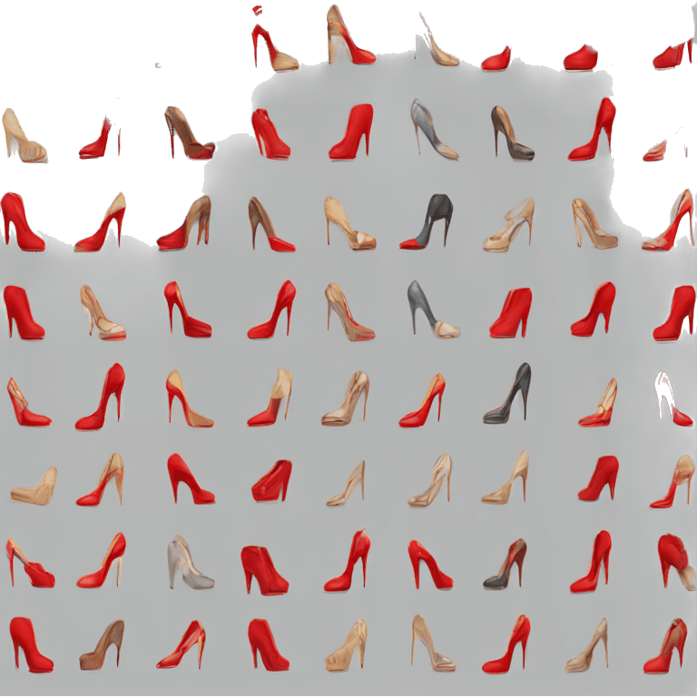 Louboutin heels emoji